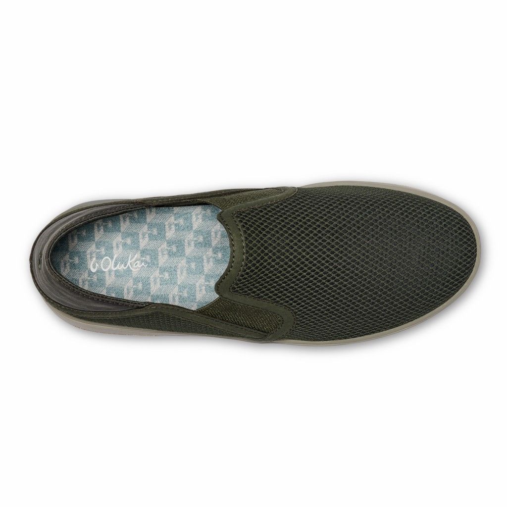 Olukai Women's Ki Ihele Slip On Shoe - Nori US029-465